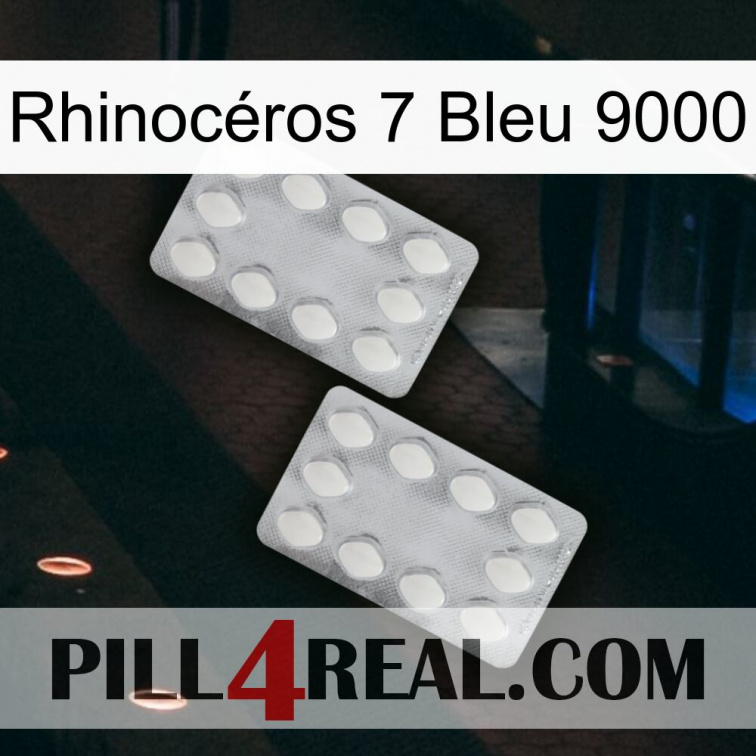 Rhinocéros 7 Bleu 9000 17